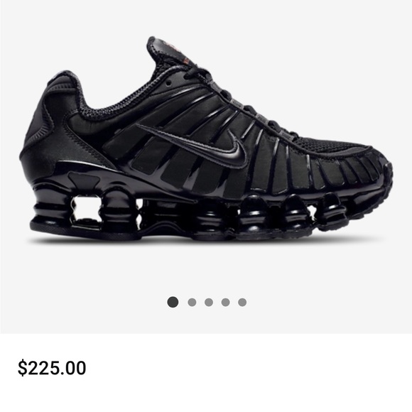 Nike Black Shox TL Shoes - Picture 1 of 5